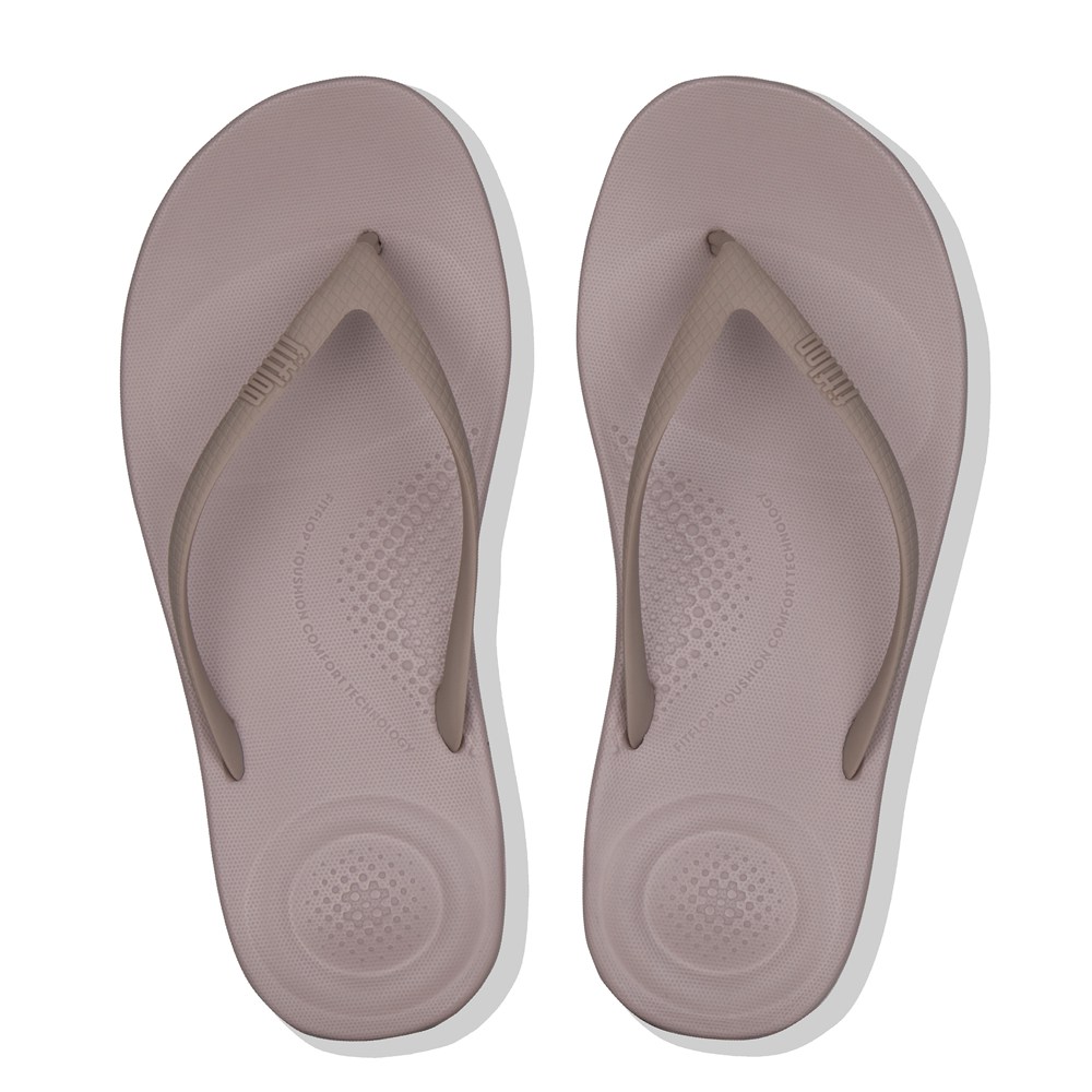 Fitflop Womens Flip-flops - Iqushion Ergonomic - Pink - 628-FBRGOY